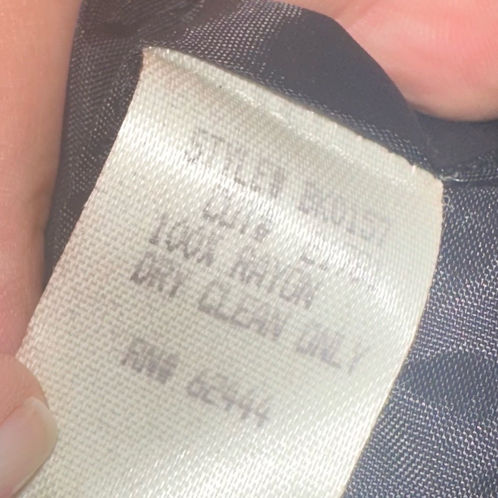 Vintage 90s Nicole Miller Red Burnout Velvet Dress w/ Fur Trim - Picture 14 of 15